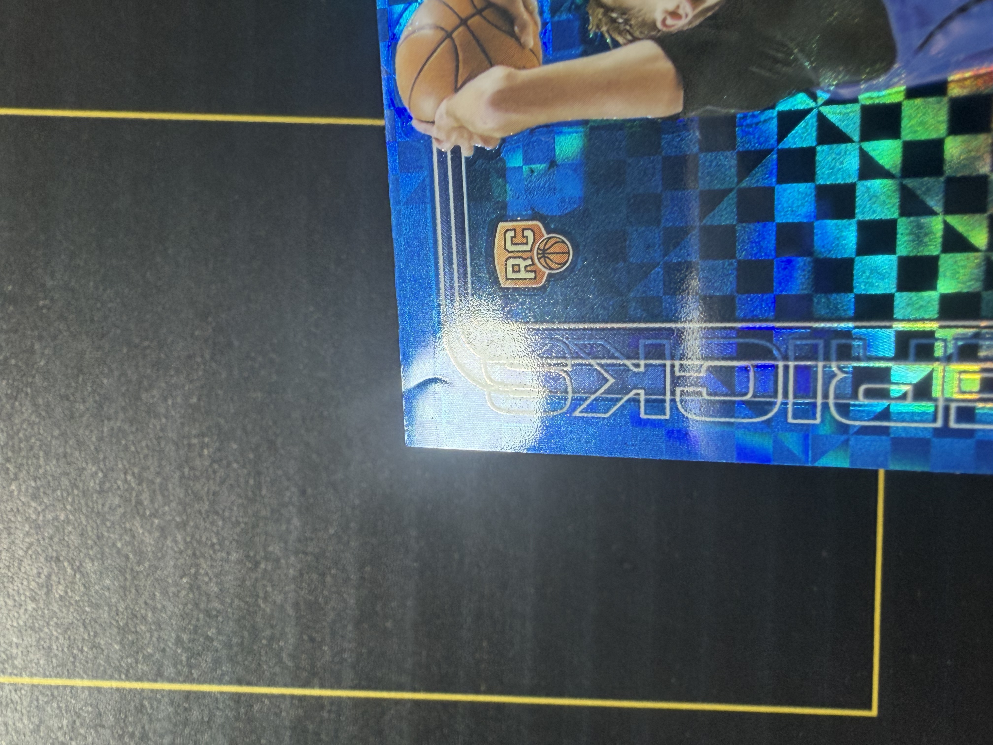 【超新星精品】2025-26 Topps Chrome Cooper Flagg RC 新秀 独行侠 库珀弗拉格 蓝格子折 蓝棋盘折 折射 Color Match 瑕疵如图 美国之子【V5150078004】