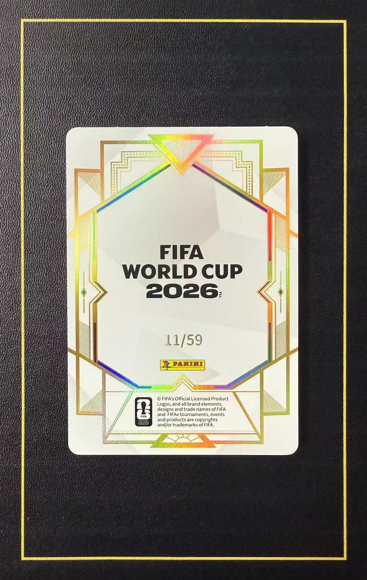 【超新星精品】2026 Panini World Cup Cristiano Ronaldo 卡游 世界杯 葡萄牙 C罗 克里斯蒂亚诺 罗纳尔多 59编 大力神杯 荣耀杯芒卡 1：4067 超大比例SSP 瑕疵如图【C08V007m001】